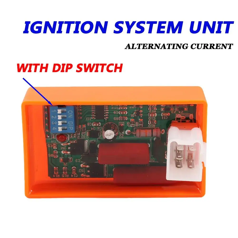 4-6 Pin AC CDI Box with DIP Switch Motorcycle Lgnition Speed limit4000-12000 For WAVE100 Racing YX140 Competitive Racing YX160 image 5
