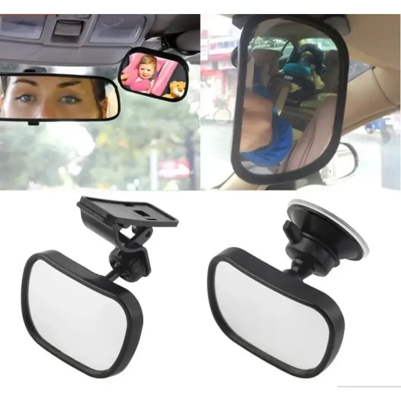 In-Car, 2-in-1 Mini Rear Infant Car Seat, Adjustable Rear Convex Mirror, Child Monitor