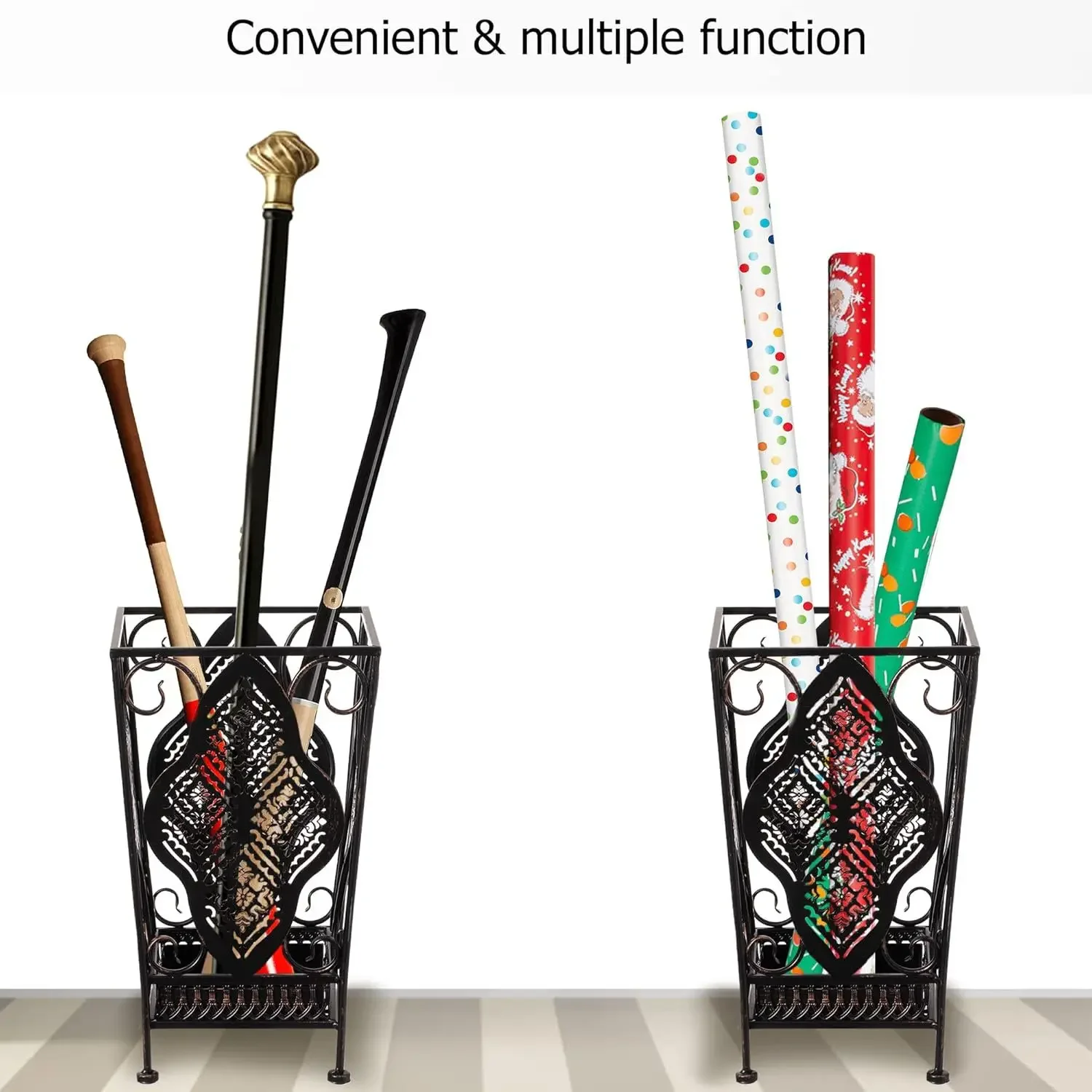 Umbrella stand Metal entrance corridor Umbrella stand Hotel lobby Convenience umbrella storage stand