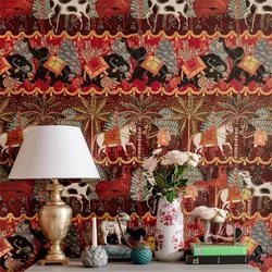 custom Indian divine cow Photo Wallpaper Murals Living Room Bedroom Red mural Wall Papers Home Decor house Wall Painting
