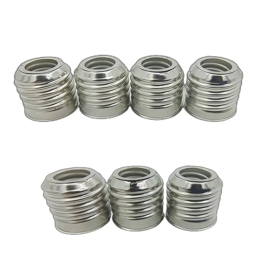 Support de lampe en fer E27 à E14, convertisseur de Base de douille ignifuge, adaptateur d'ampoule, accessoires d'éclairage de Conversion, 10 pièces