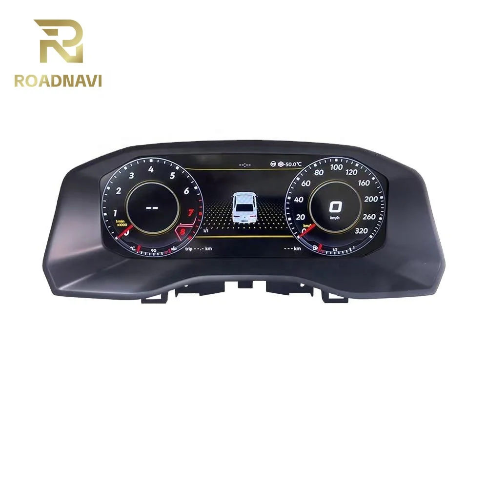 RoadNavi LCD Digital Cluster For Vw Amarok 2017-2020 Dashboard Panel Speedometer