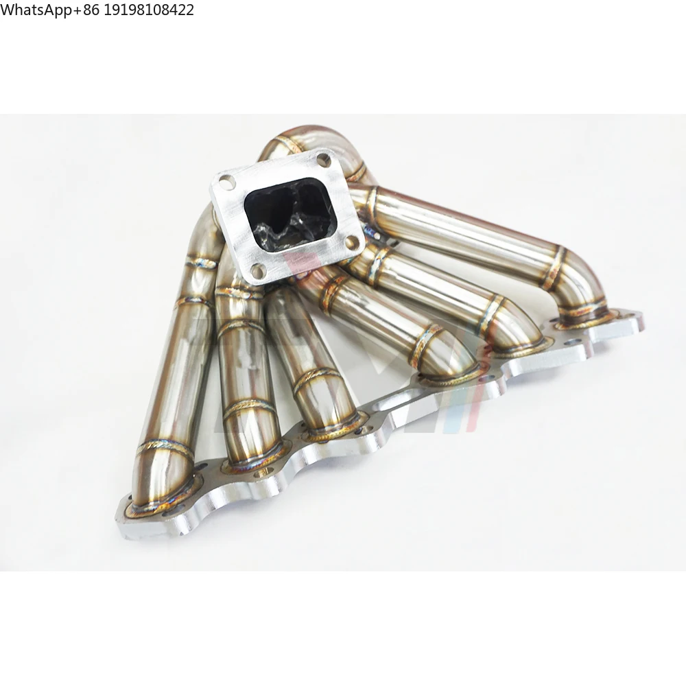 Sistema de Escape TM Performance SS304 con Colector Turbo T4 para Toyota Supra/Lexus GS300 2JZ-GTE (1993-1998), Motor 3mm Wall Tuning