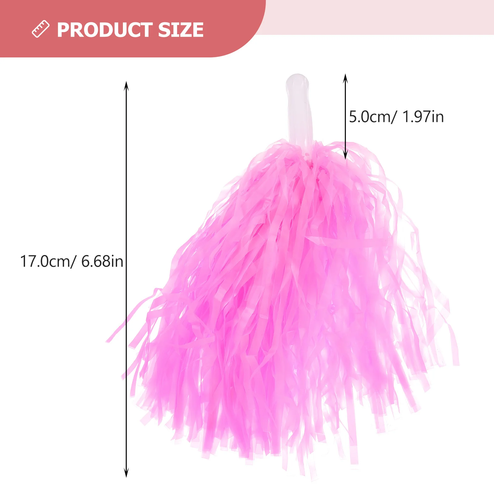 12 قطعة التعامل مع الهتاف بوم بومس مشرق الساطع البلاستيك بوم بومس الرقص حفلة روح لوازم الأداء الدعائم #4