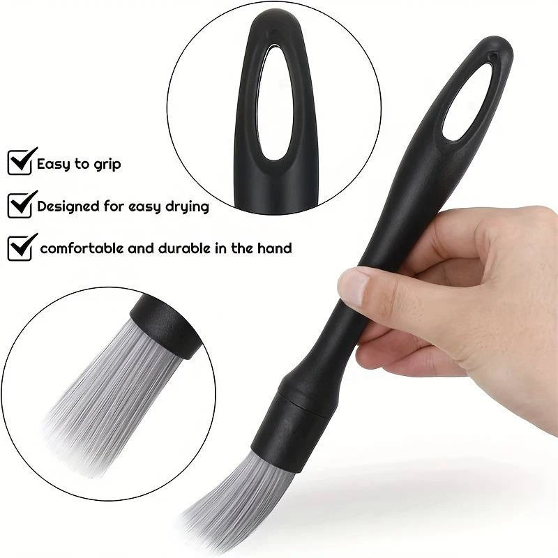 4/5PCS Air Conditioning Vent Clean Crevice Sweep Dust Duster Auto Interior With Brush Car Wash Tool Set Car Detailing Brush Set