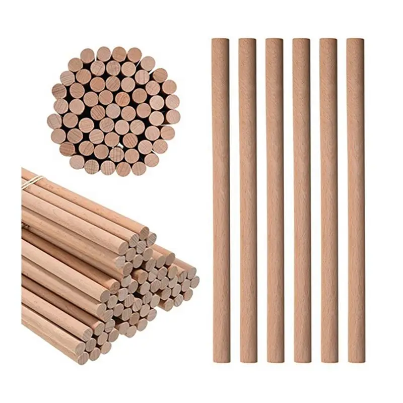 T34C 60 Pieces Rhythm Sticks for Kids Bulk, Wood Lummi Sticks Music Classroom Percussion Instruments