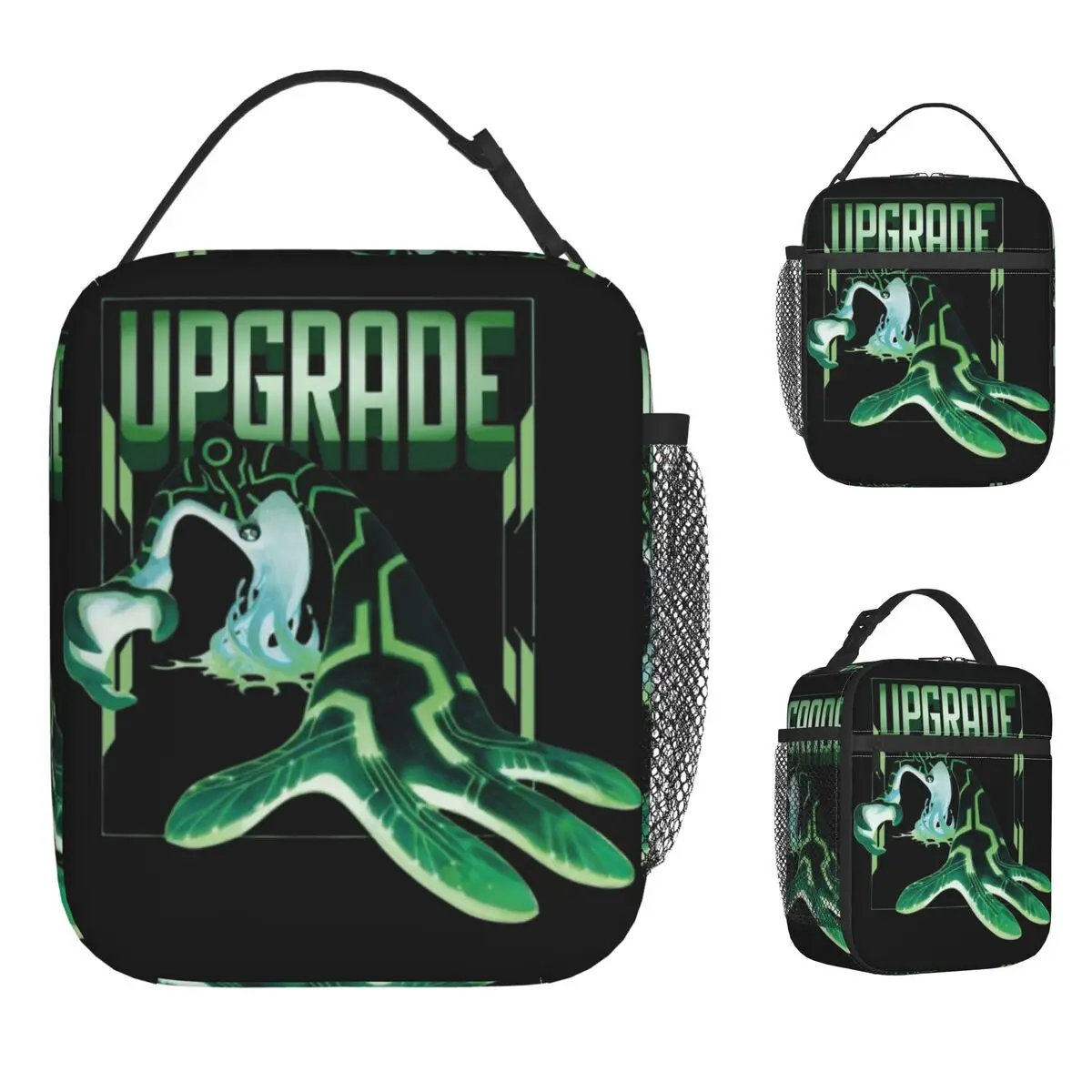 

Cartoon Ben 10 Lunch Bag Portable Zipper Lunch Box Women Outdoor Picnic Print Cooler Bag Retro Waterproof Thermal Tote Handbags
