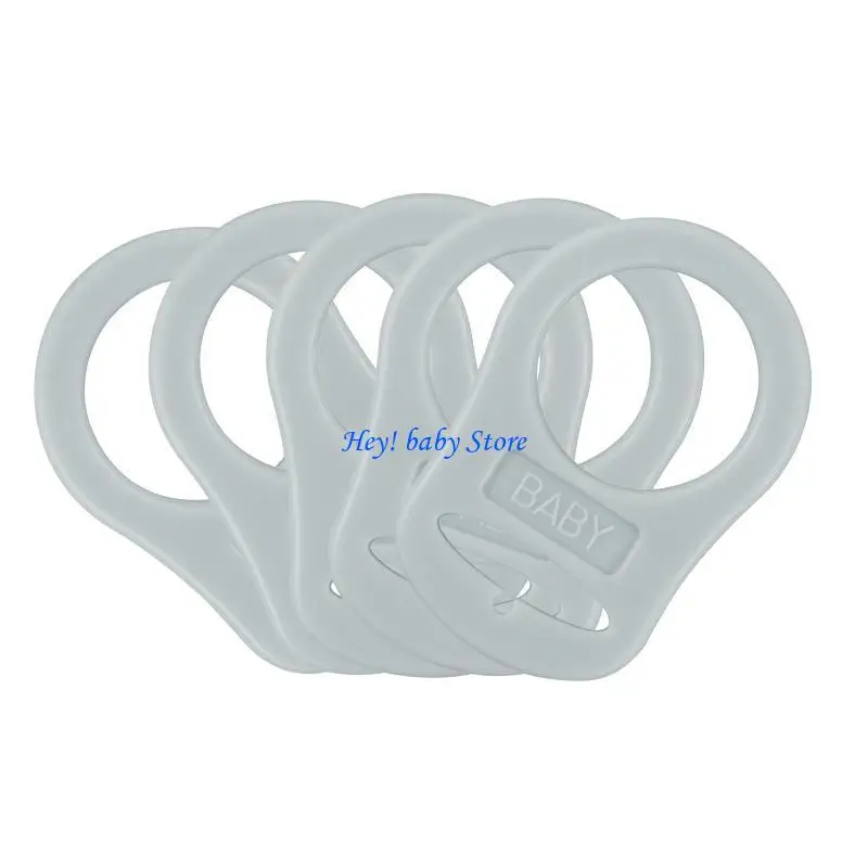 

Q1FE Silicone Adapter Rings Hold Baby Nipple Rings Dummy Nipple Hold for Pacifier