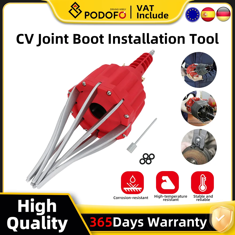 Strumento di installazione del bagagliaio del giunto omocinetico pneumatico strumento di espansione