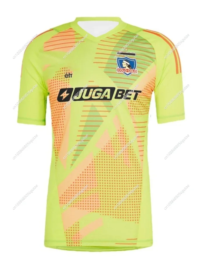 

2025 Чили Футбол Чили Colocolo Футбольная матч Униформа Мужская спортивная футболка Трикотажная ткань Дышащая футбольная форма с коротким рукавом