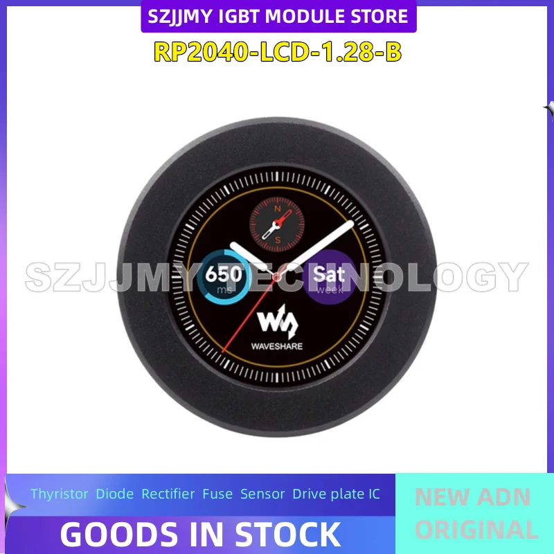 brand new  RP2040 microcontroller development board 1.28-inch circular LCD display touch screen with metal casing