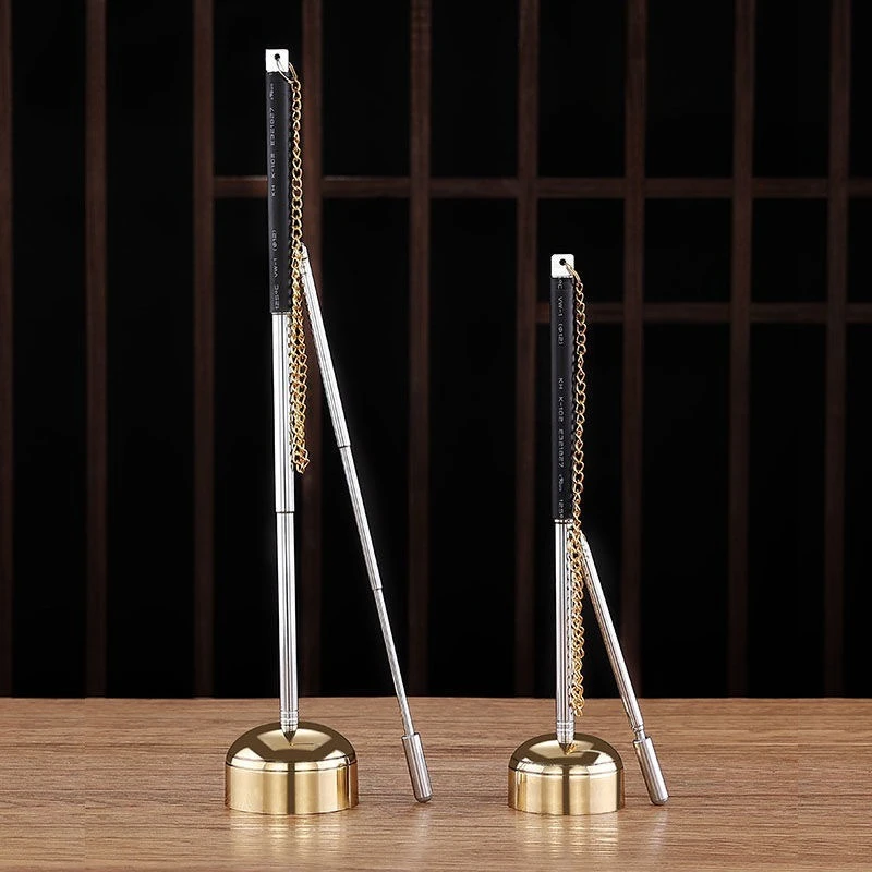 Brass Holding Celebration Temple Dharma Tool Wooden Handle To Chant Buddha and Chant Sutras Homework Copper Chime Wooden Fish