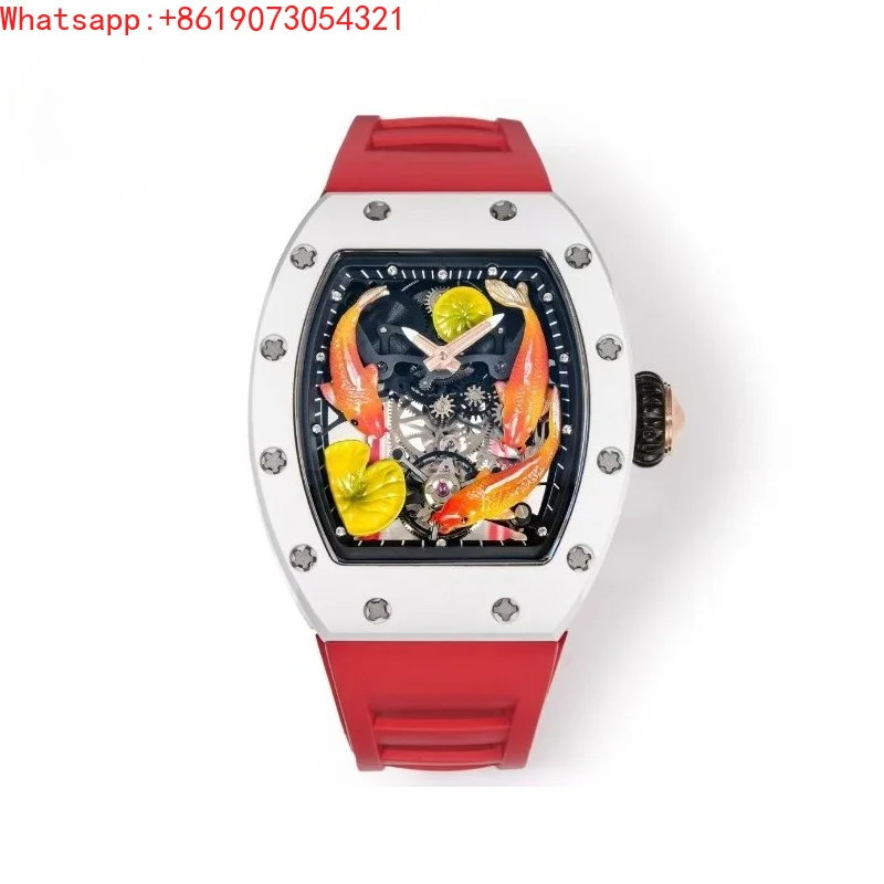 

The Great Qin Empire Original High-end Tourbillon Automatic Mechanical Koi Watch