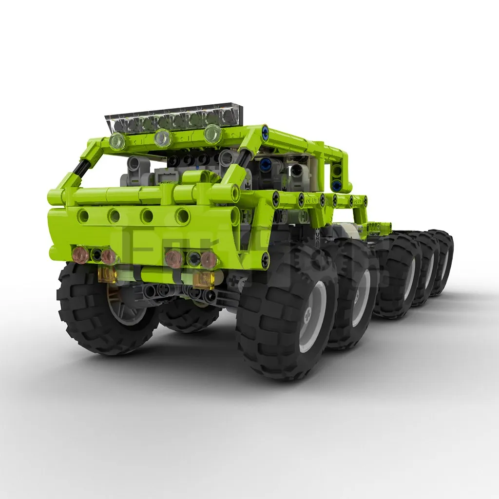 MOC-25142 Desert Snake - 10x10 Tatra RC by Zblj & Steelman14a Building Block Model Spliced Electric  Toy Puzzle Kids Gift