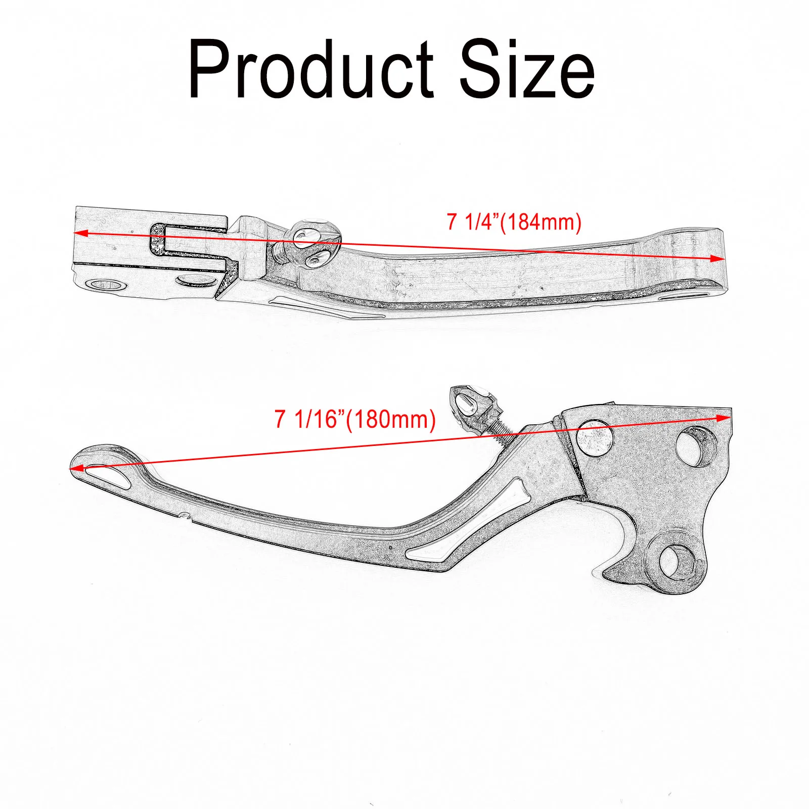 Motorcycle CNC Regulator Clutch Brake Lever Set Aluminum Adjustable For Harley Sportster XL883 XL1200 X48 2004-2013 image 2