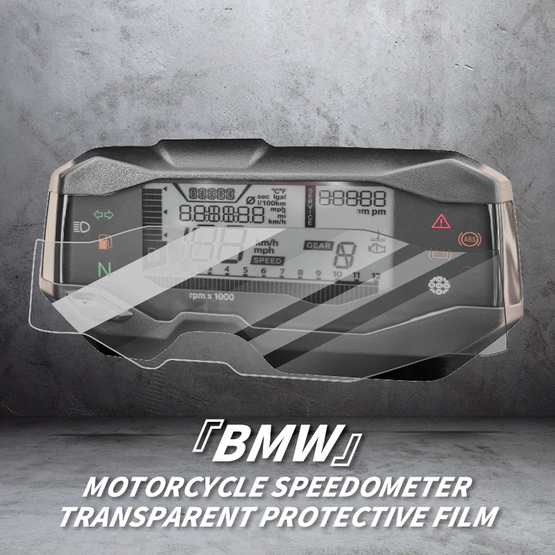 

Instrument Panel Protection Transparent Film Used For BMW 310R-GS C400GT F750GS F900XR K1600B R1250 GS ADV R NINE T R18 S1000RR