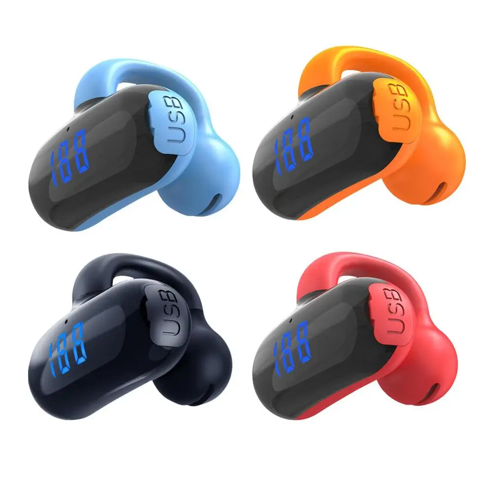 

Wireless Bone Sound Sports Headphone Workout Cycling Running Power Display Earphone For Cell Phone PC Tablet Laptop Computer