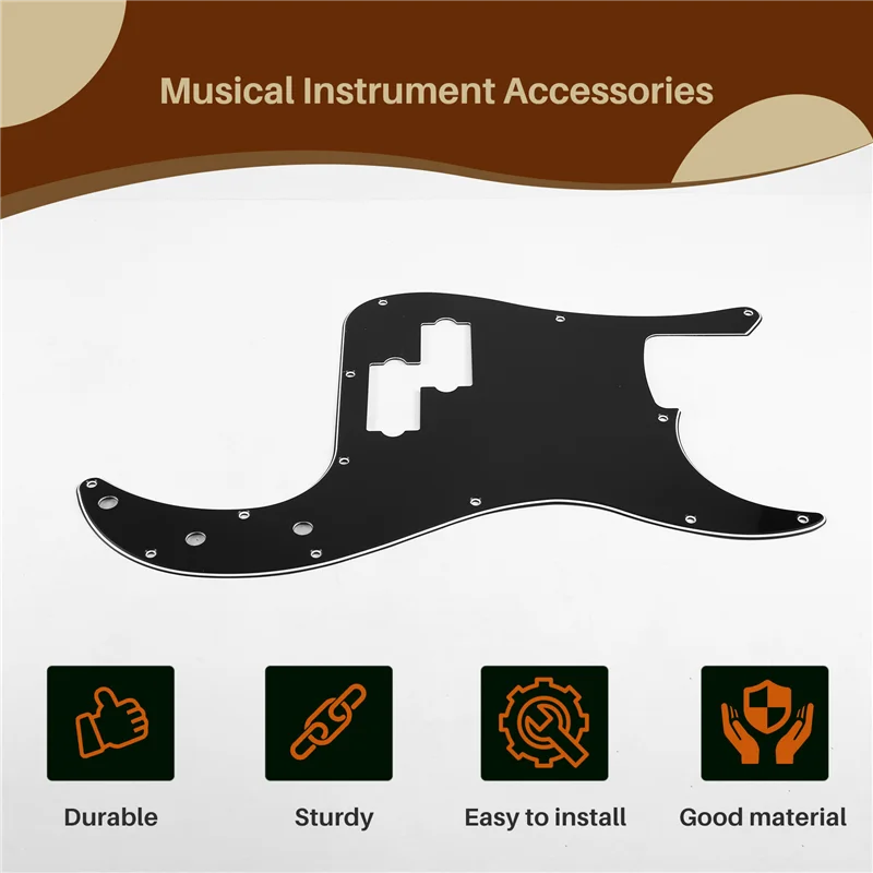 -A14E Bass Pickguard для PB Bass, аксессуары для музыкальных инструментов