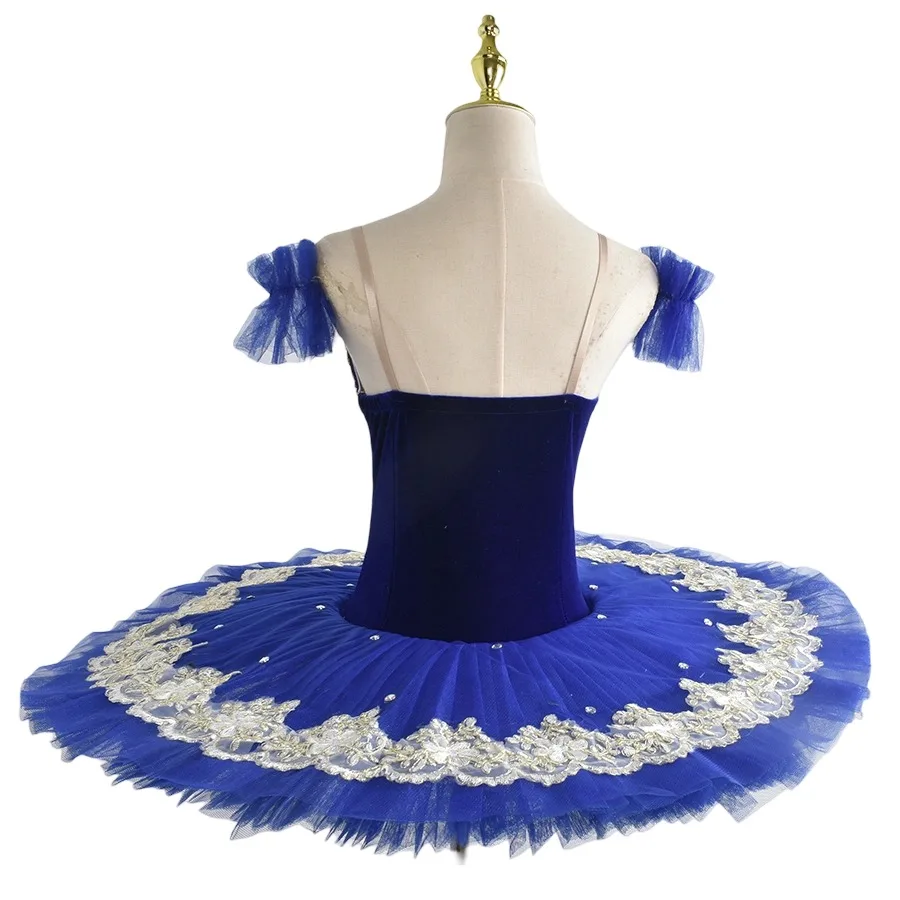 Blauw Volwassen Vrouwen Professionele Tutu La Esmeralda Ballet Tutu Platter Pannenkoek Tutu Jurk Meisjes Kids Ballerina Party Kostuum