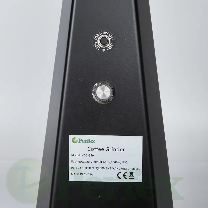 Espresso Grinder Commercial Coffee Grinder Electric Machine 98mm Flat Burr Professional Coffee Bean Grinder Factory Supply 3