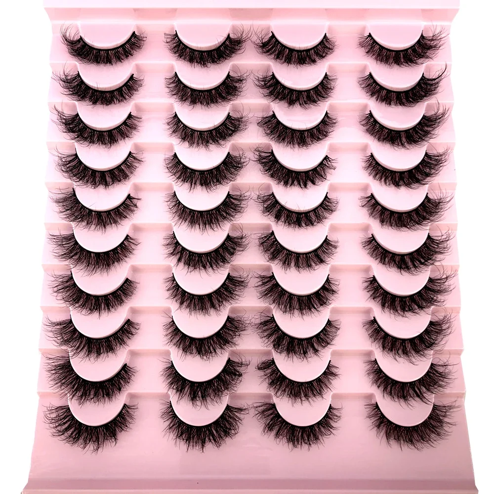 20 Pairs Natural fake eyelashes Lashes 3D mink lashes False bright lashes fadvany Eyelashes extensions of cils eyelashes makeup