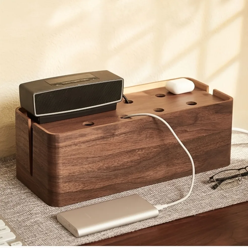 wooden-cable-management-box-with-top-shelf-solid-wood-cord-organizer-for-desk-power-strip-hider-home-office-living-room