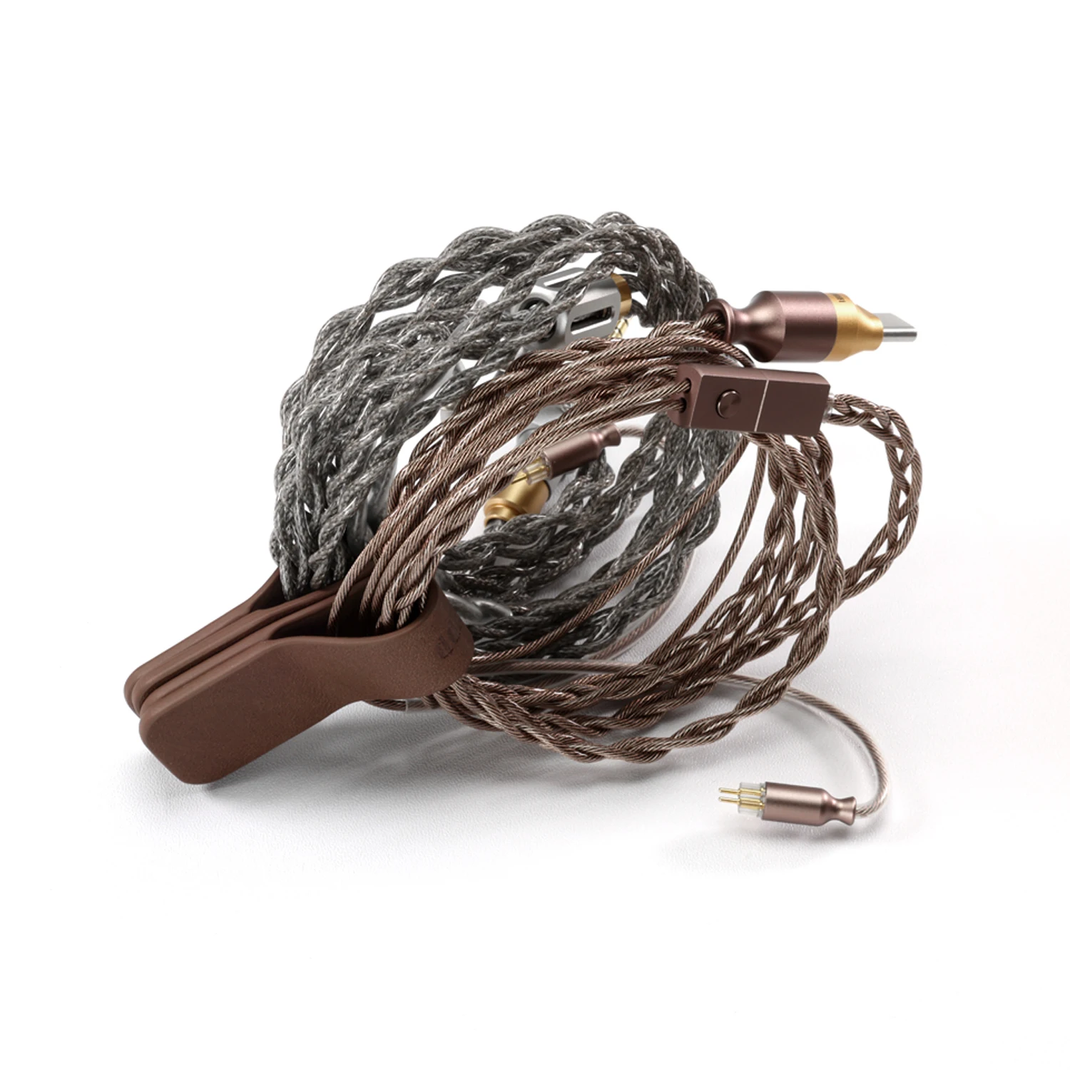 DD ddHiFi C10D Magnetic Cable Clip / Organizer, Imported First Layer Cowhide with Oil Wax Surface Treatment