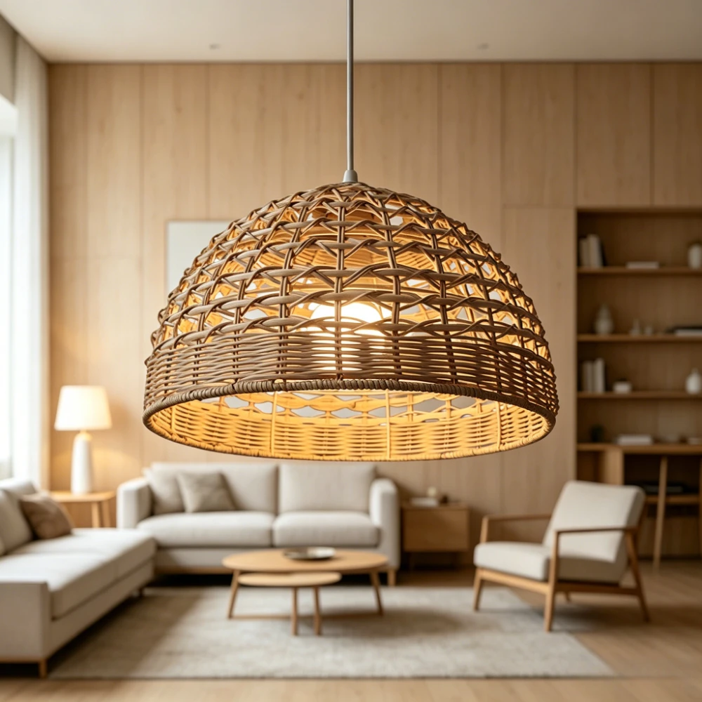 JOYINLED Japanse stijl rotan k - Wicker Pendant Shade recensie en prijs