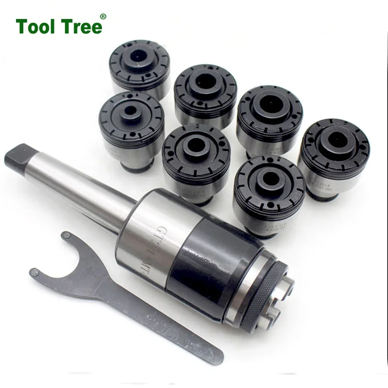 Machine Tools MT2 MT3 MT4 MT5 12 Tapping Tool Holder Quick Change Tap Adapter Tapping Collet Chuck SET for Milling Working