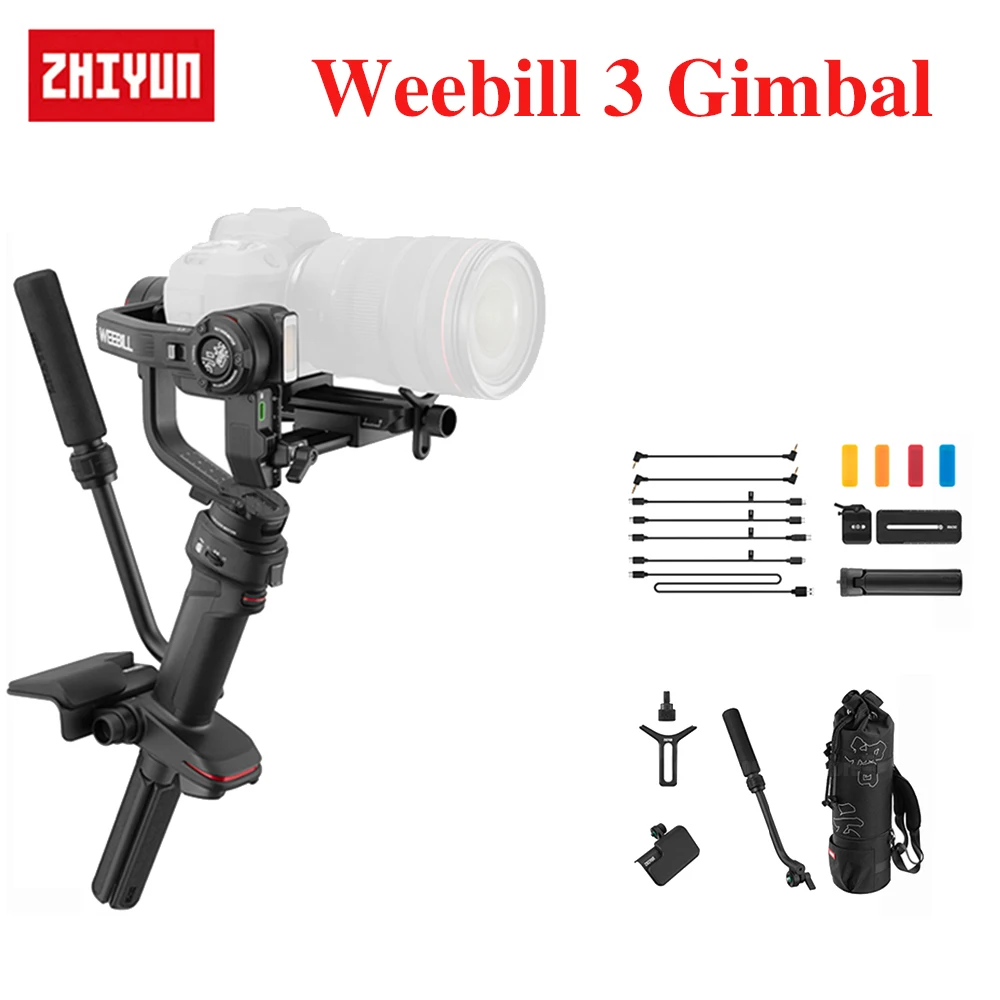 

ZHIYUN Weebill 3 Gimbal Image Transmission 3-Axis Handheld Stabilizer or LIVE video Vlog Mirrorless Camera Gimbal