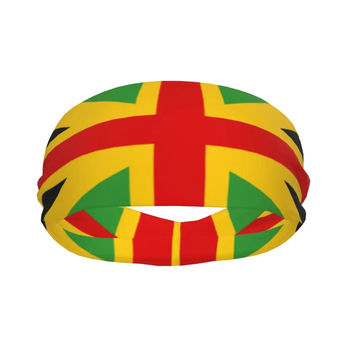 Sports Sweatband Breathable Headband Sweat Hair Head Band Anglo Jamaican Flag Yoga Headband Wholesale