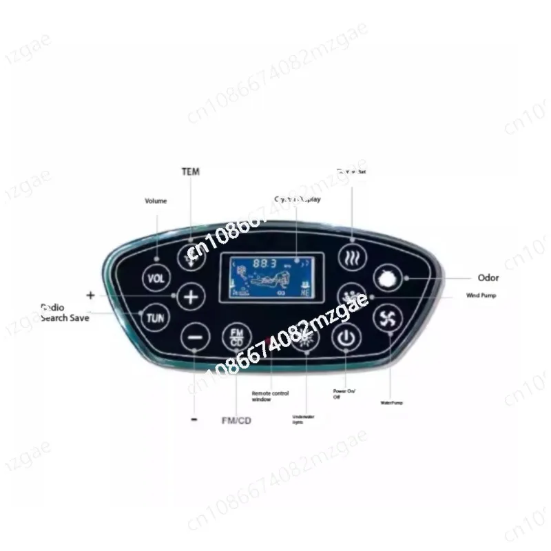 Outdoor Jacuzzi Control Panel Constant Temperature Surf Bath Smart Bathroom Touch Control Induction Technology