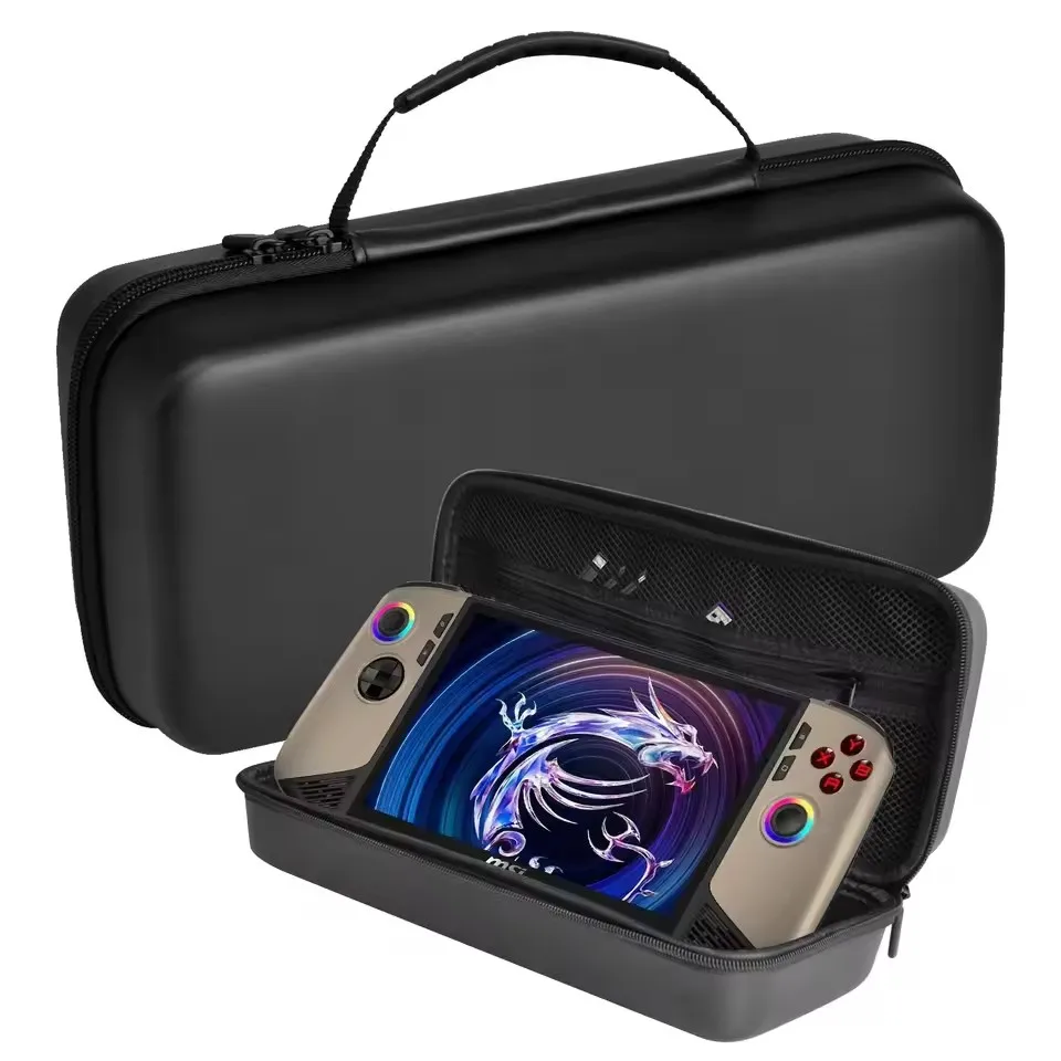 Glass+Bag for Claw 8 AI+ 2025 Screen Protector Tempered Glass Film EVA Portable Case for MSI Claw 8 AI+ Protector Accessories