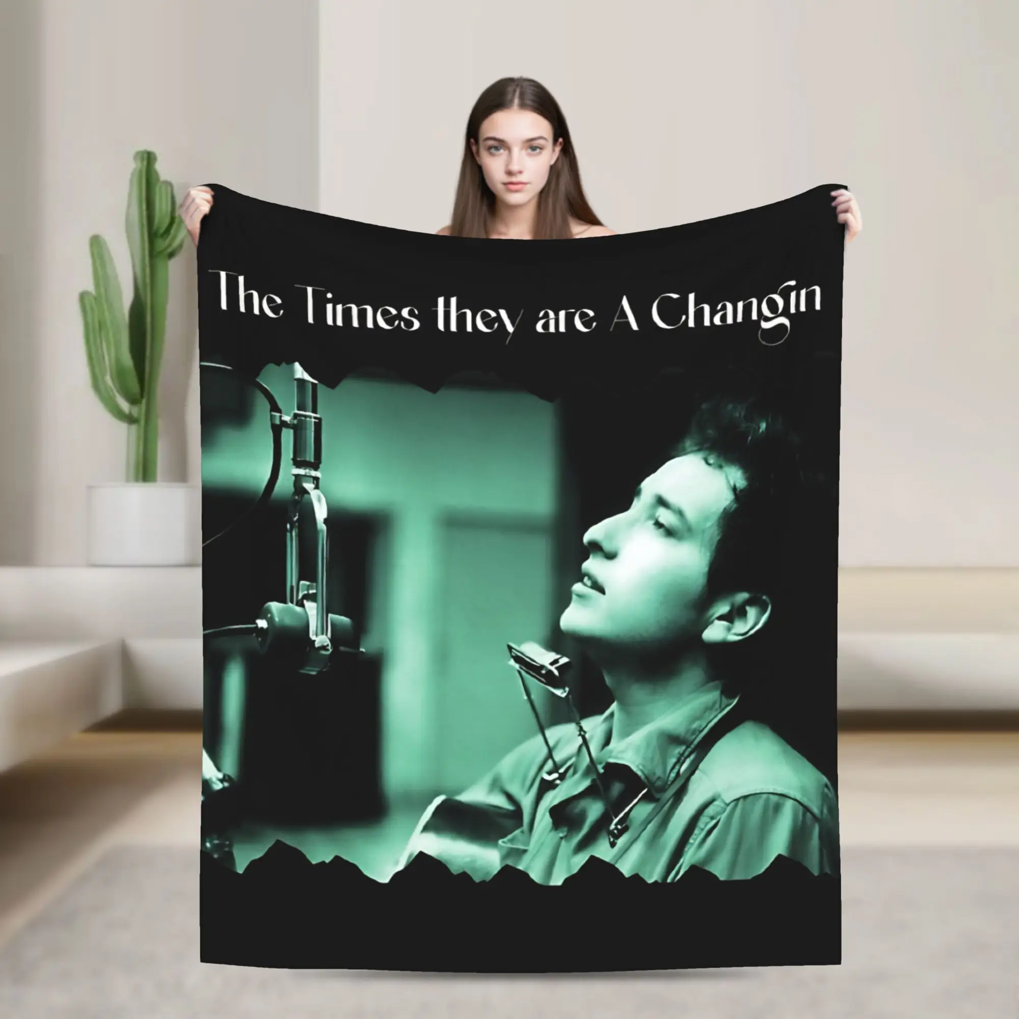 Bobs Dylans Singer Coral Fleece Plush Throw Blankets  Blanket for Bedding Travel Ultra-Soft Bedspread