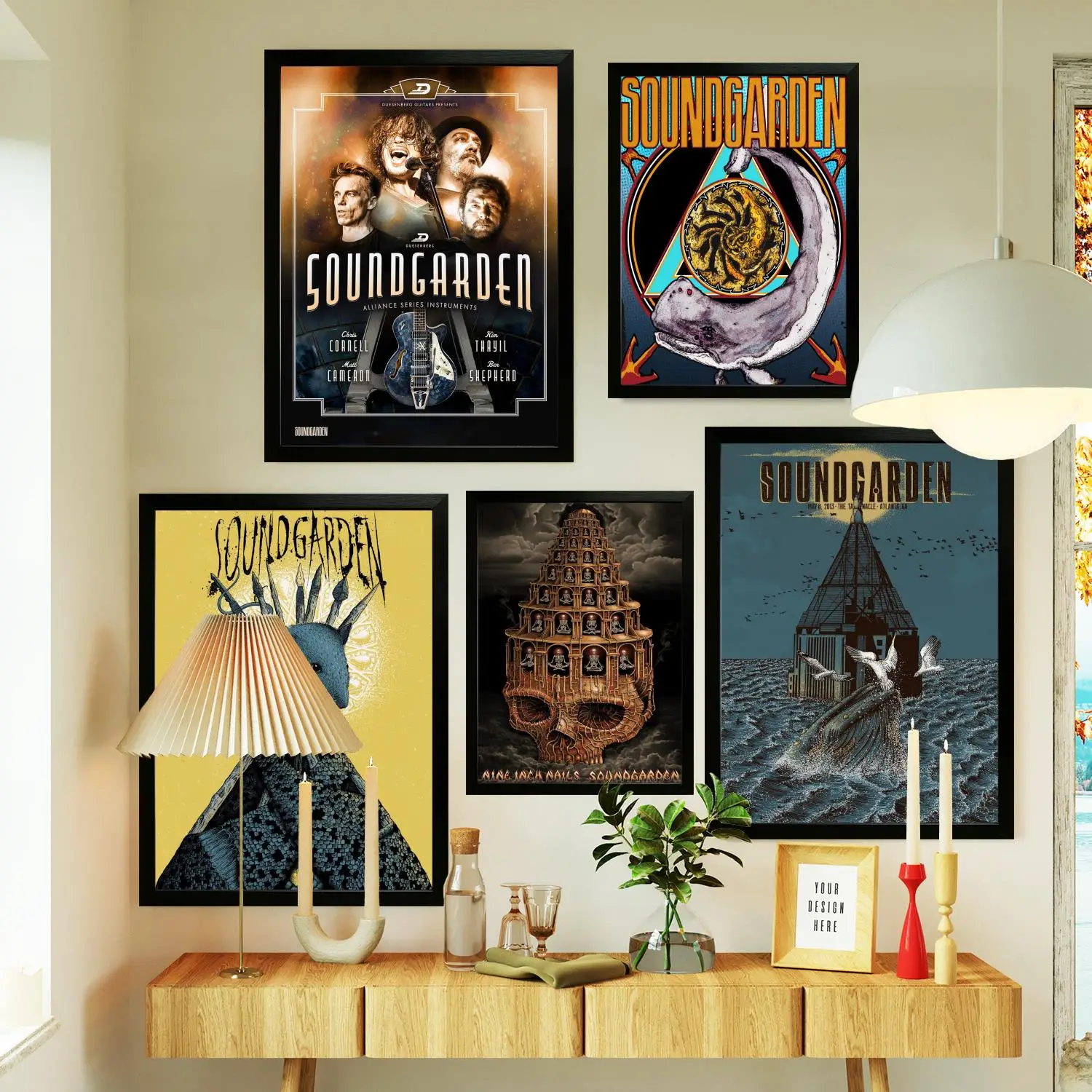 soundgarden Poster Prints Wall Art Canvas Painting Poster For Modern Family Living Room Home Decor