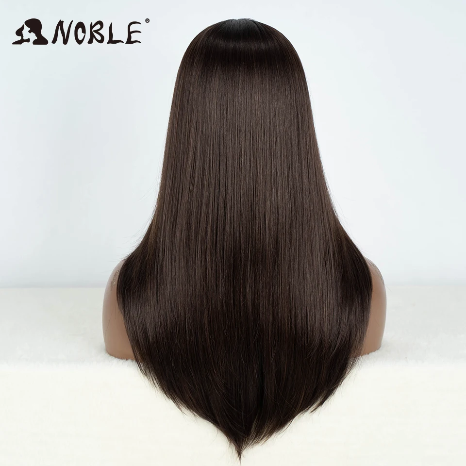 Noble Synthetic Lace Front Wig Hair Straight Baby Hair Bob Wig Synthetic Hair Wig 22\