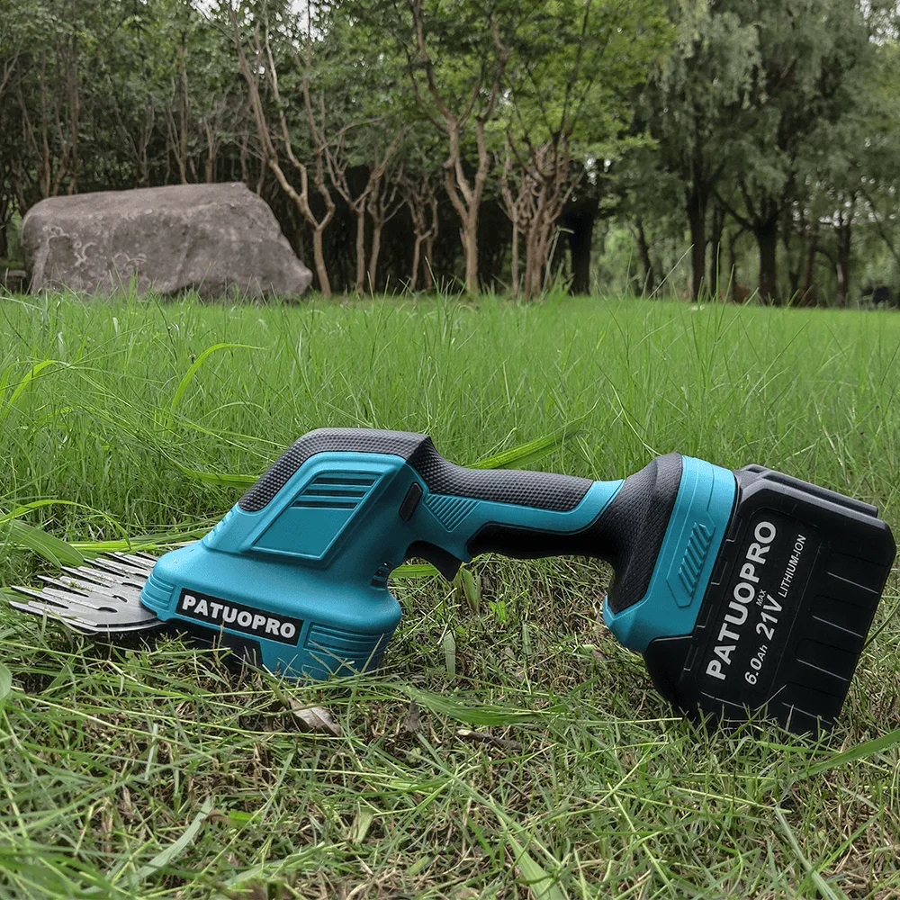 Imagem -05 - Cordless Elétrica Hedge Trimmer Recarregável Handheld Grass Cutter Garden Hedge Trimmer Fit Makita 18v Bateria 21v em 1