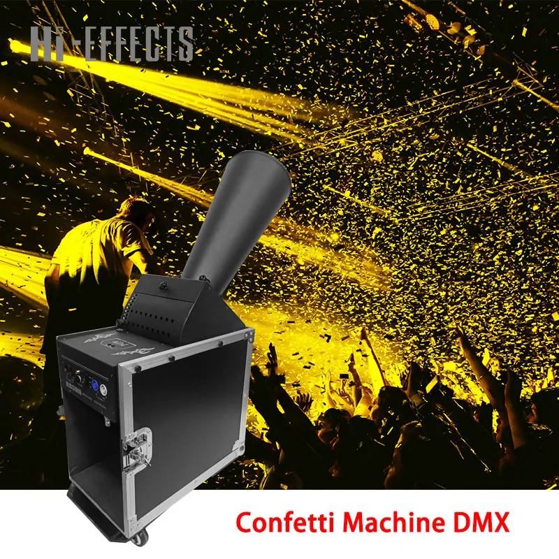 

Stage Mini Confetti Launcher Remote DMX Control Confetti Machine for DJ Disco Party Club Confetti Blaster Shooter