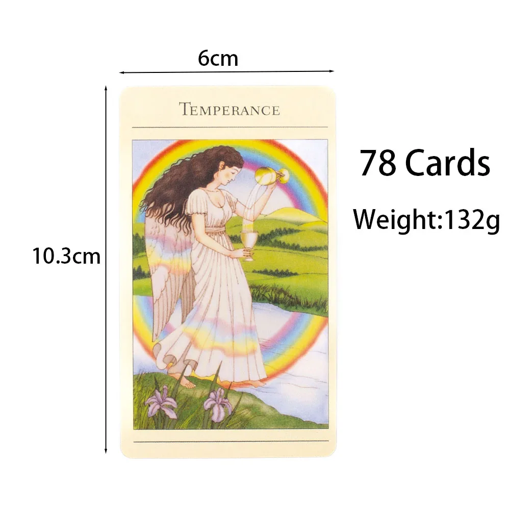 78 Pcs The New Mythic Tarot Deck 10.3*6cm Adult English  Card Playing Cards Fate Games Colorful Box Board Game