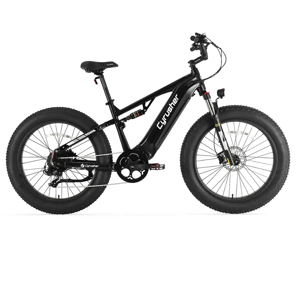 AliExpress Cyrusher Rover adult E-bike 750W 52V 15.6Ah battery Electric Bike, 26-inch fat tire E-Mountain bike