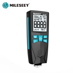 Mileseey mc998 medidor de espessura de revestimento, ferramentas de reparo automotivo, testador de espessura de película de tinta, instrumentos de medição