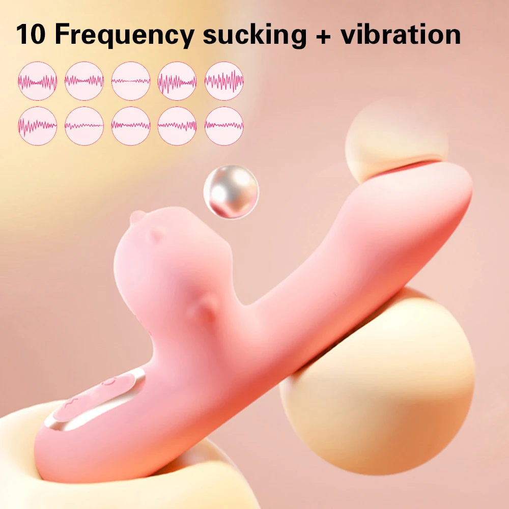 Vibrator Sucking Dildo Oral Sex Suction Clitoris Stimulation Vagina G Spot Vibrating Female Masturbation Sex Toys For Women 3