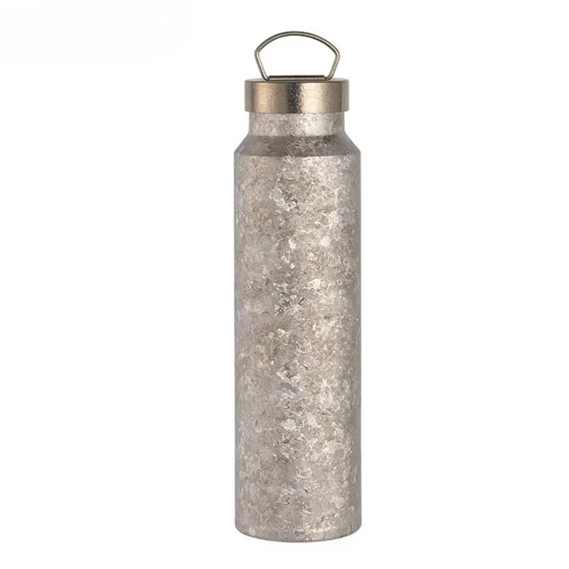

Sports cup, double portable Ti kettle, camping, accompanying, titanium cup