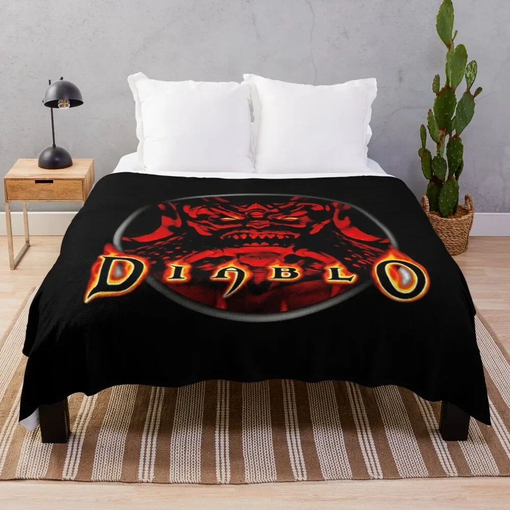 Diablo 4 Gameplay Throw Blanket Winter beds Furrys Personalized Gift Blankets