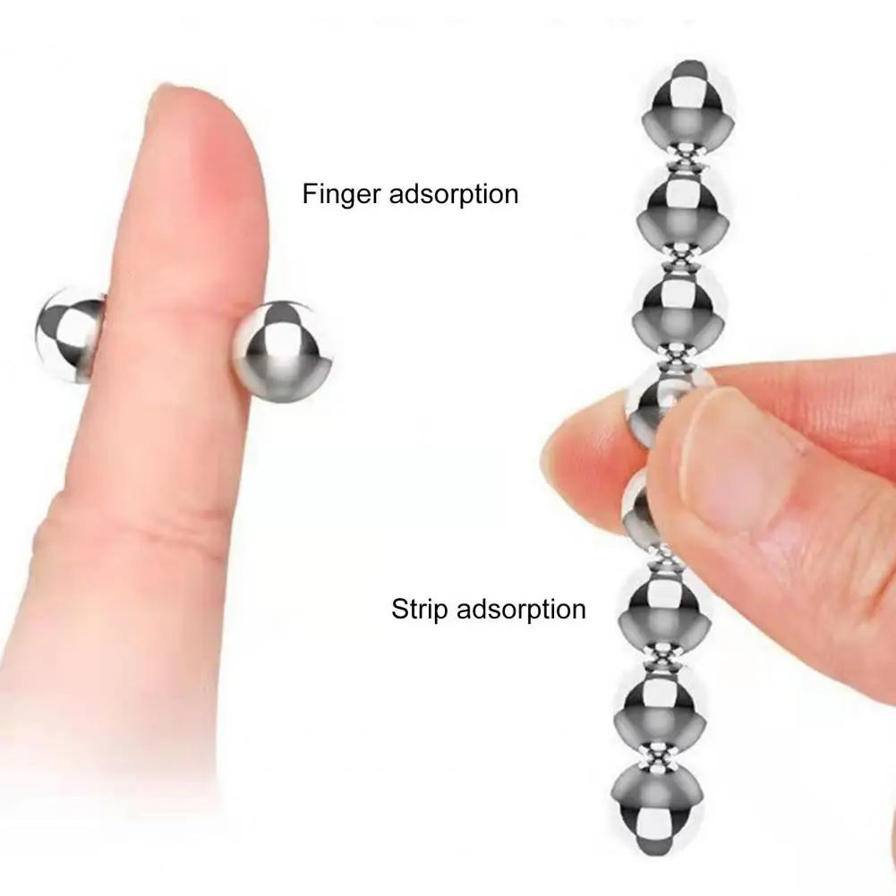 1 Set Breast Ball Clip Fun Safety Material Penis Ring Non-Piercing Penis Delay Ring Powerful Magnet Nipple Women Balls Clamp