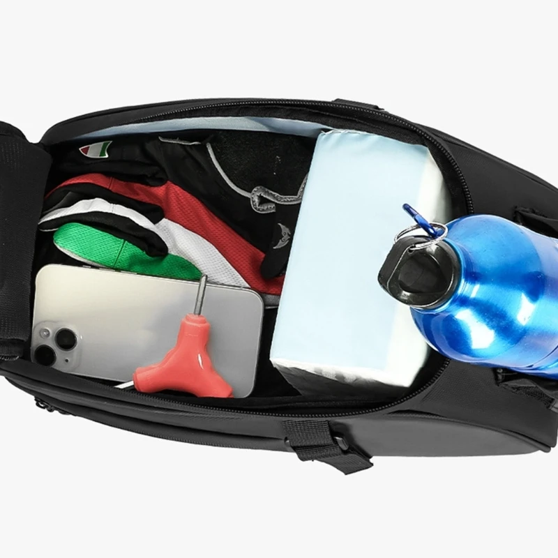 

Большая вместительная сумка для багажника на велосипедные корзины, водонепроницаемая задняя сумка для велосипеда, велосипедная