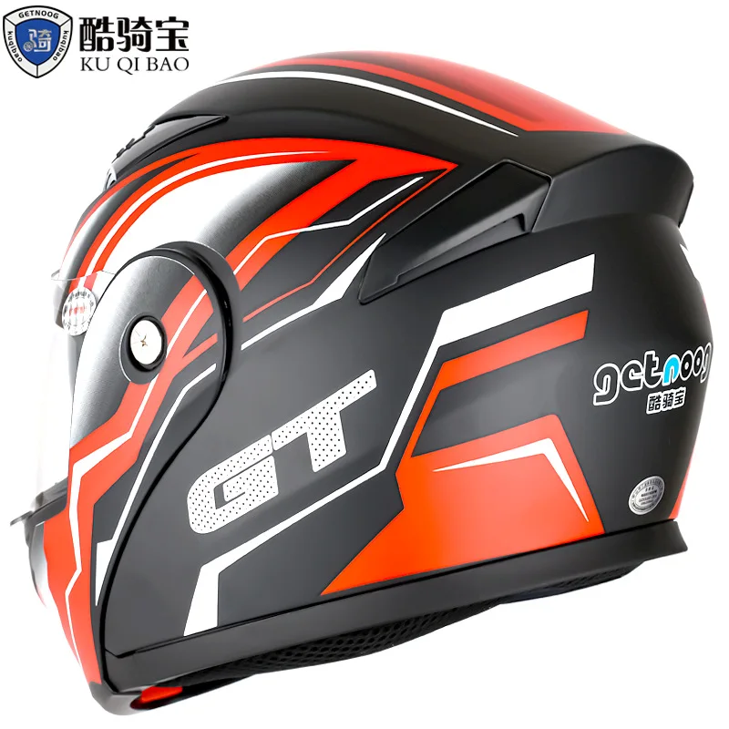 double lens motorcycle helmet peel-off  electric motorcycle helmet riding safety 3C certified