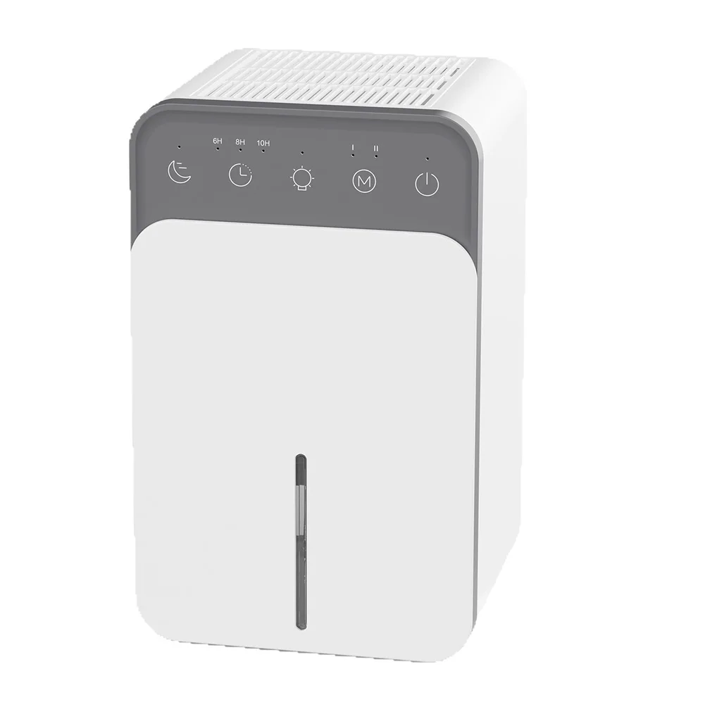 Low Noise Portable Dehumidifier for Nighttime Use with Deodorizing Moisture Removal and Energy Saving Design 18x16x27cm
