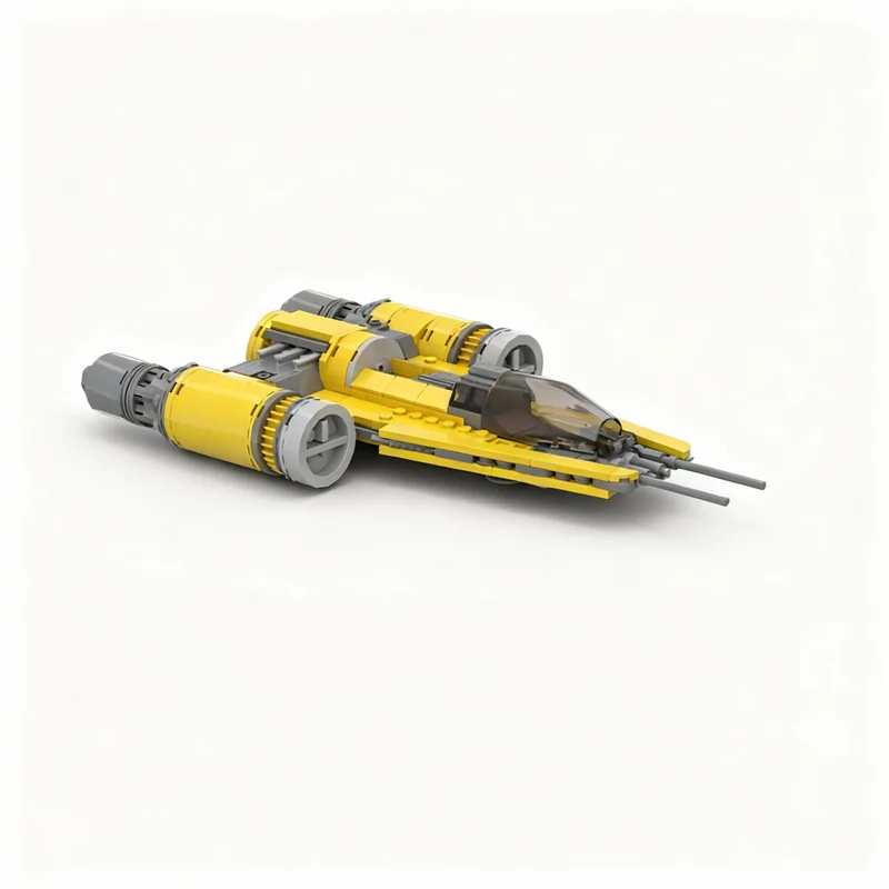 407pcs MOC DF 11 Scourge Outlaws Pirate Starfighter Star Battle Model Building Blocks Creative Display 3D Idea Art Assemble