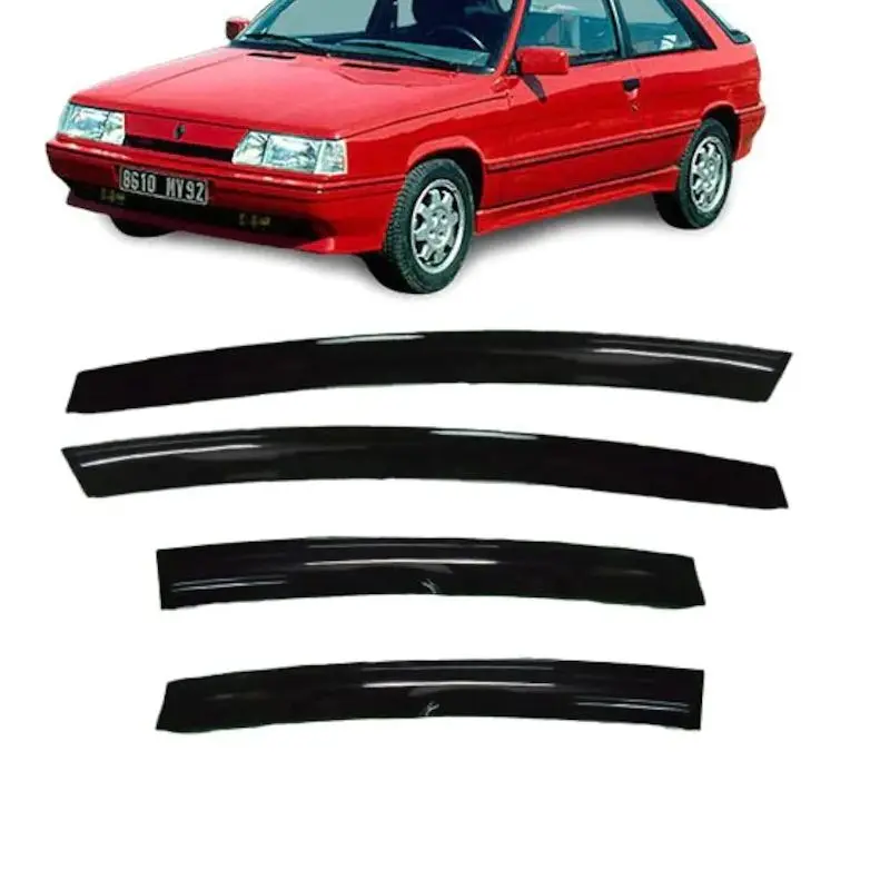 Car Window Accessories Renault 9-11 1985-2000 Window Deflectors Rain Guard Visor Awnings Modified Design